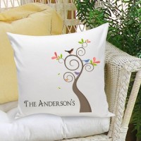 JDS Personalized Gifts Personalized Gift Family Name Cotton Throw Pillow JMSI1944